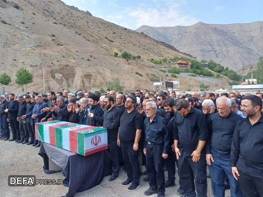 وداع باشکوه با شهید عزت و اقتدار مهدی فرهاد کیایی در زادگاهش کیاسر