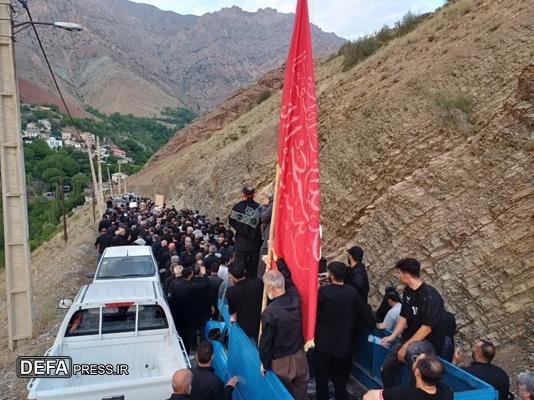 وداع باشکوه با شهید عزت و اقتدار مهدی فرهاد کیایی در زادگاهش کیاسر