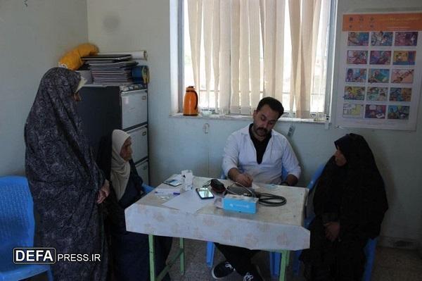 اقدام جهادی پزشکان و پرستاران در بلوک تکاب با همکاری بسیج سازندگی خوشاب