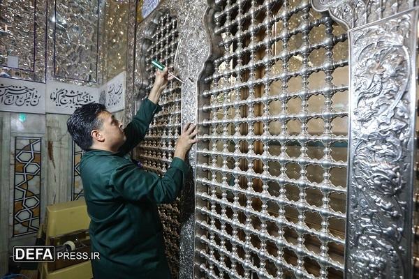مرمت پنجره فولاد رواق دارالولایه حرم مطهر رضوی