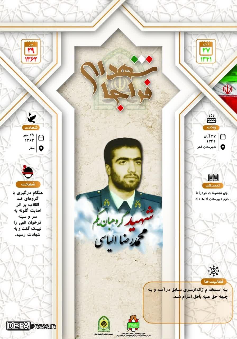 اینفوگرافی/شهید گروهبان یکم «محمدرضا الیاسی»
