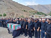 وداع باشکوه با شهید عزت و اقتدار «مهدی فرهاد کیایی» در زادگاهش کیاسر