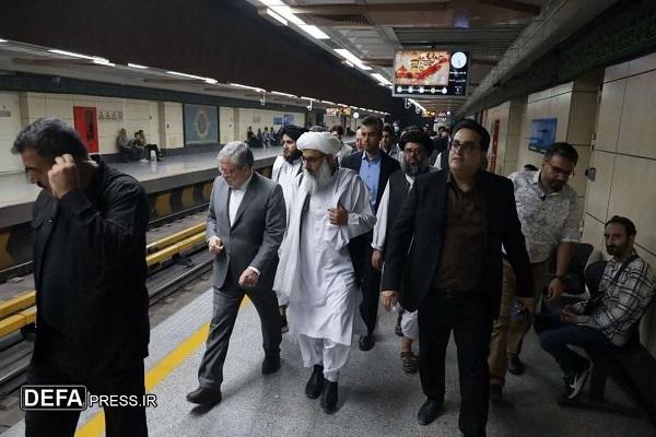 بازدید والی هرات افغانستان از قطار شهری مشهد+ تصاویر