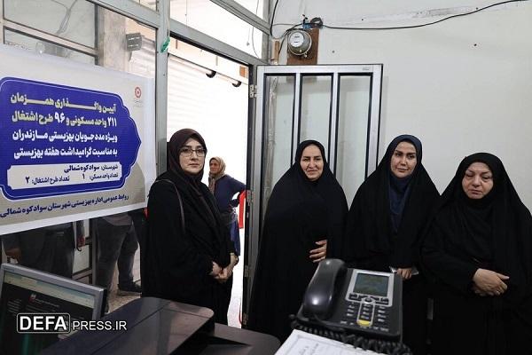 افتتاح طرح اشتغالزایی در شهرستان سوادکوه شمالی
