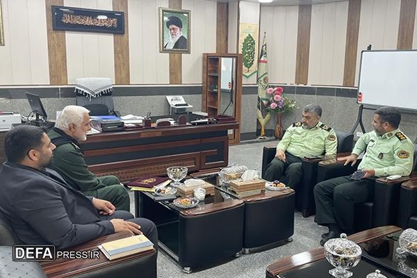 صدور احکام هیئت امنای یادمان شهدای گمنام ستاد فرماندهی انتظامی در خوزستان