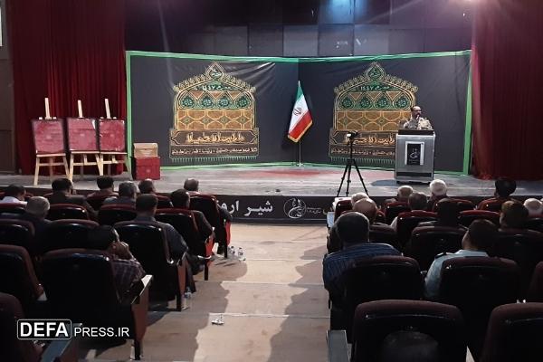 مراسم گرامیداشت سردار «علیمردان روستاد» از ماندهان دفاع مقدس در کهگیلویه برگزار شد