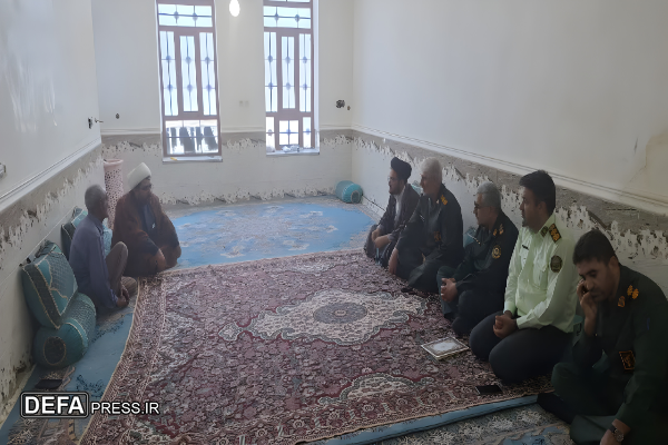 دیدار مدیرکل حفظ آثار دفاع مقدس و مقاومت کهگیلویه و بویراحمد با پیشکسوت دفاع مقدس در دهدشت