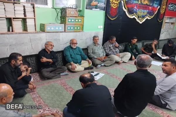 جلسه ستاد بزرگداشت اربعین شهید محمدامین ابراهیمی در روستای رزجرد قزوین برگزار شد