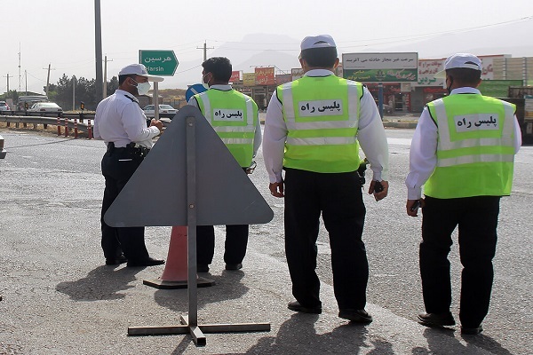 ۲۲۴ تیم پلیس کرمانشاه امنیت زائران اربعین را تامین می‌کنند