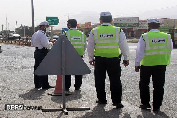 ۲۲۴ تیم پلیس کرمانشاه امنیت زائران اربعین را تامین می‌کنند