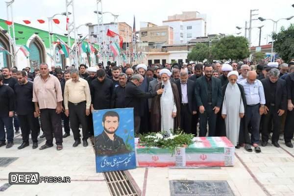 تشییع پیکر مطهر مادر شهید «دوامی» در ساری+ تصاویر