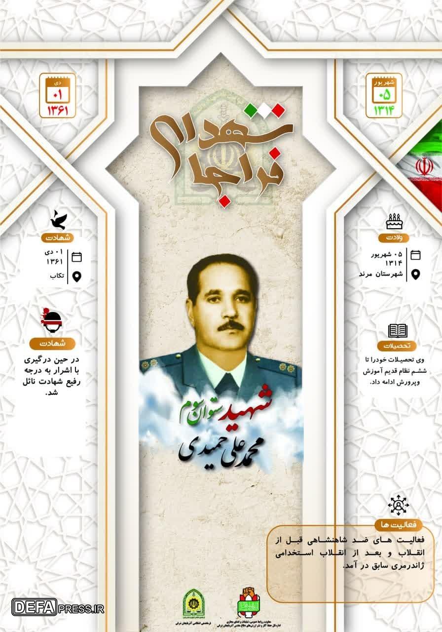 اینفوگرافی/شهید ستوان سوم «محمدعلی حیدری»