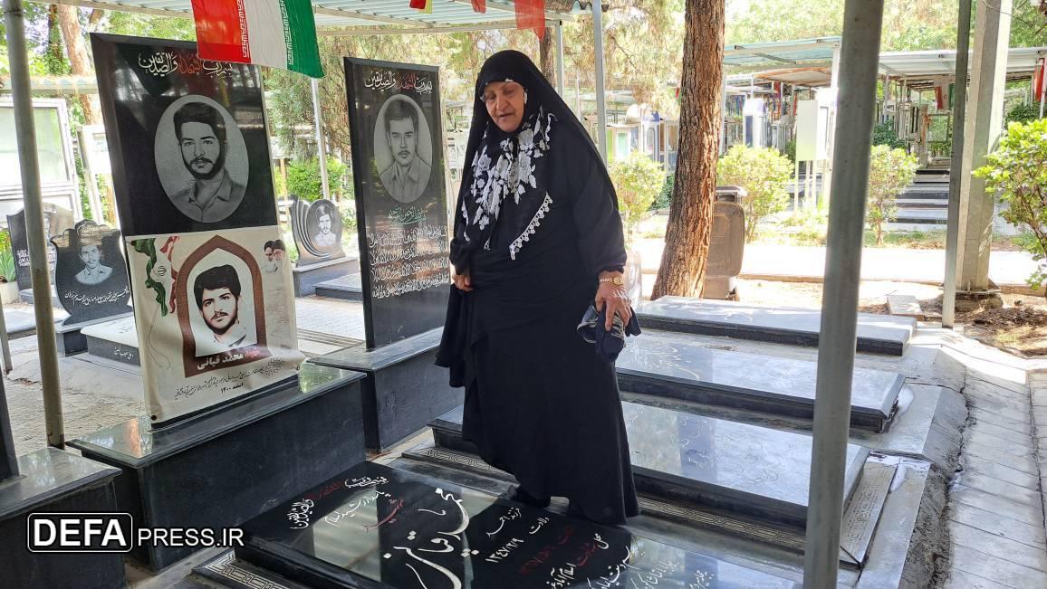 شهیدی که اذن شهادتش را از شیر مادر گرفته بود/ بهسازی گلزار شهدا افتخار خانواده های شهدا