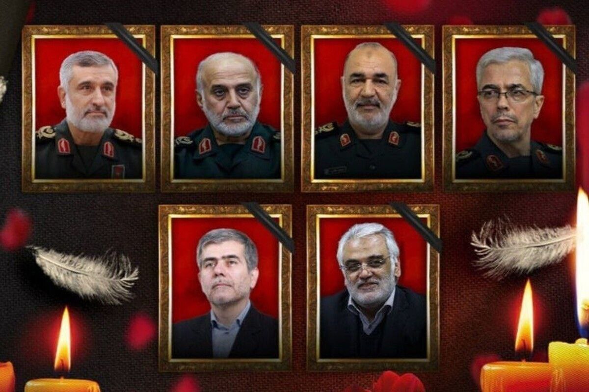 پیکر مطهر فرماندهان شهید تجاوز وحشیانه رژیم صهیونیستی شنبه تشییع می‌شود