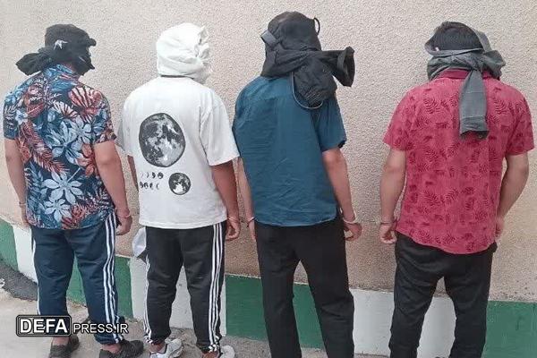 دستگیری ۴ تبعه بیگانه در مشکین‌شهر