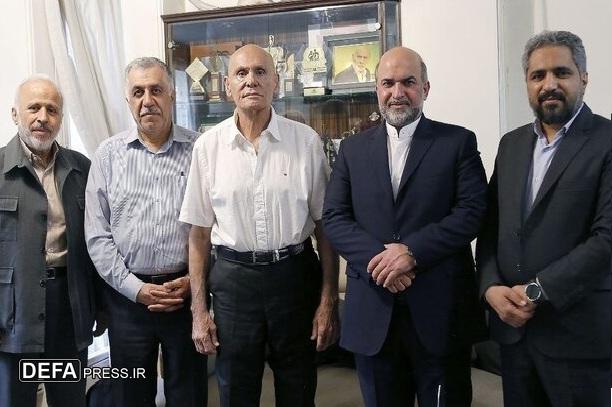 دیدار مدیرعامل صندوق اعتباری هنر با جمشید هاشم‌پور