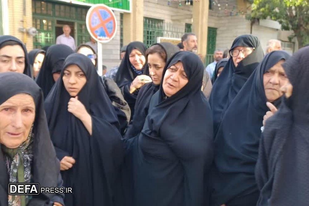 برگزاری مراسم تشییع پیکرهای مطهر سه شهید مدافع وطن حادثه تروریستی در شهرستان بهار