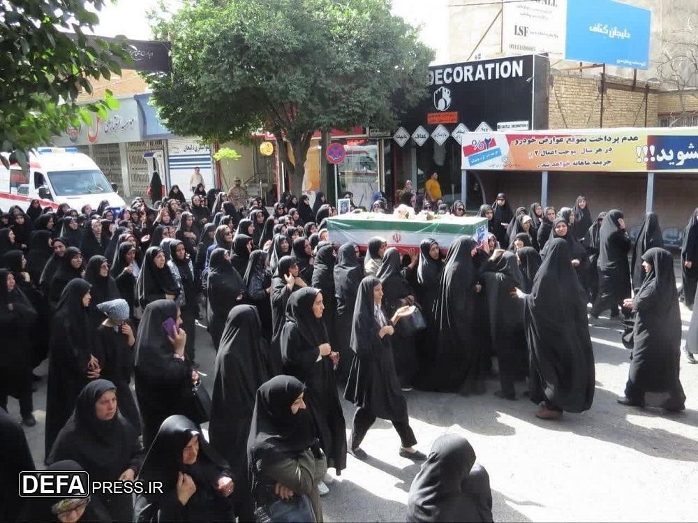 مراسم وداع و تشییع پیکر پاک سه تن از شهدای والامقام دفاع از وطن شهرستان دلیجان