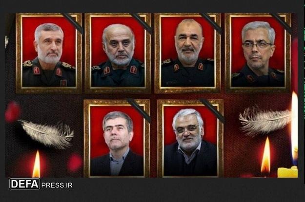 محل خاکسپاری سرداران شهید اعلام شد