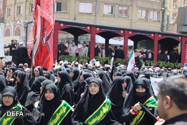 بدرقه مدافعان انقلاب اسلامی تا بهشت+ فیلم