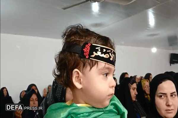 همنوایی مادران روستای سنگده با شیرخواره دشت کربلا+ فیلم