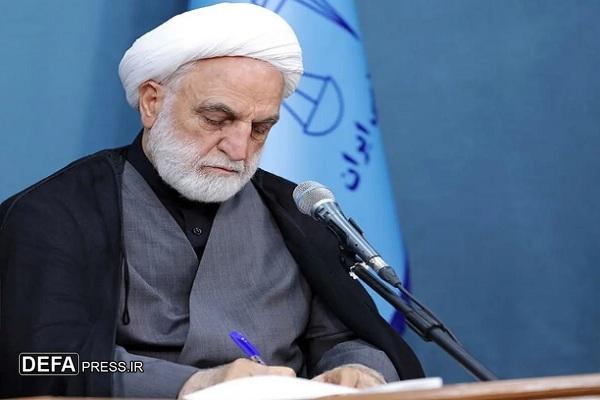 پیام رئیس قوه قضاییه از مردم برای حماسه‌سازی در تشییع شهدای اخیر