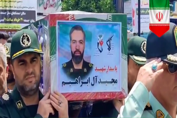 تشییع پیکر مطهر شهید «آل‌ابراهیم» در شهرستان چالوس