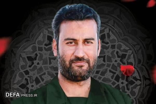 تشییع پیکر پاسدار شهید «حسن احمدی» در زاوه 