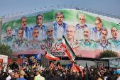 حضور رئیس‌جمهور در مراسم تشییع پیکر شهدای اقتدار ملی