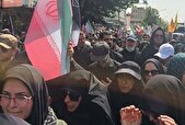 حضور قالیباف در مراسم تشییع پیکر شهدای اقتدار ملی + فیلم
