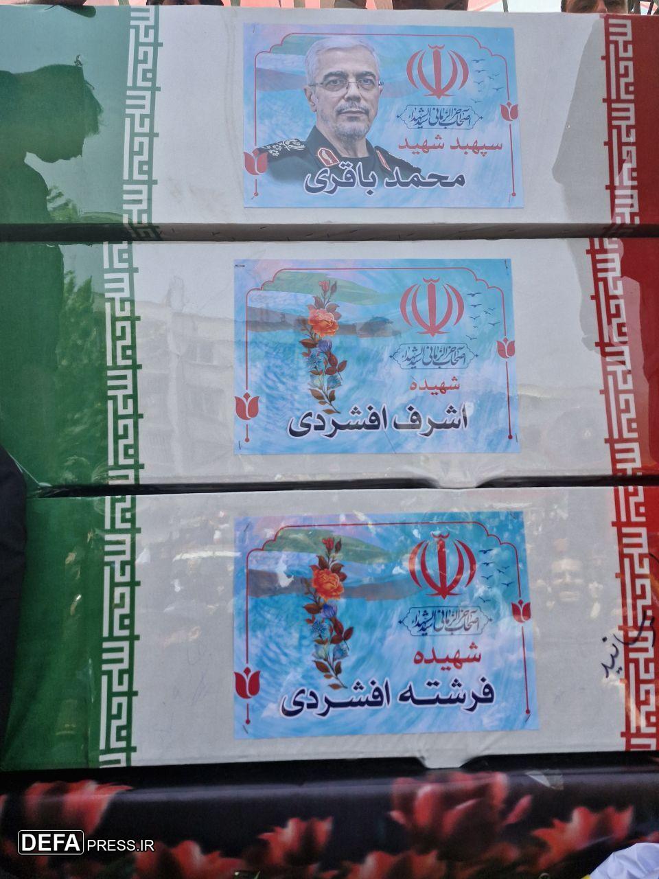 حضور حماسی تهرانی‌ها در بدرقه «شهدای اقتدار ملی»