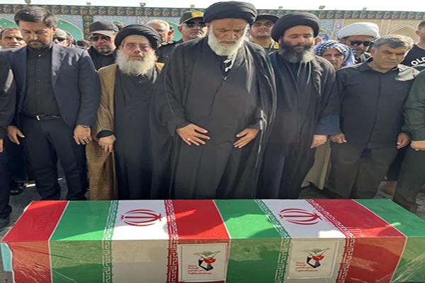 پیکر شهید اقتدار ملی در شوش دانیال تشییع شد