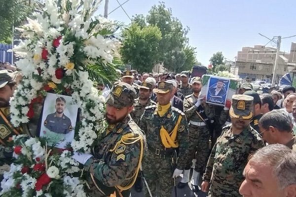 پیکر شهید اقتدار ملی در شهرستان نقده تشییع شد