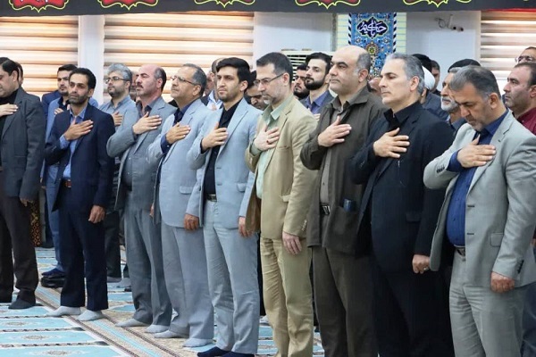 تصاویر/ مراسم عزاداری ماه محرم در دادگستری مازندران
