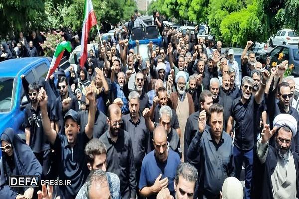 تشییع و خاک‌سپاری پیکر سه شهید مدافع امنیت در کرج