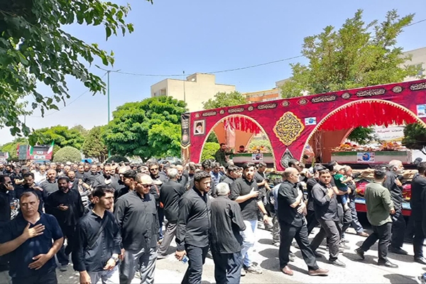 تشییع و خاک‌سپاری پیکر سه شهید مدافع امنیت در کرج