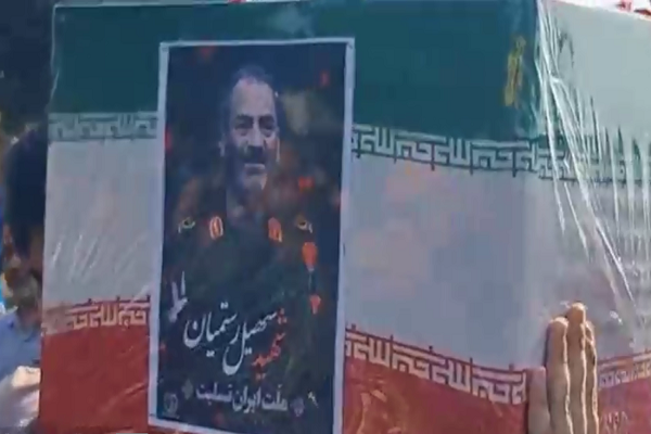استقبال از پیکر مطهر شهید «رستمیان» در بهشهر