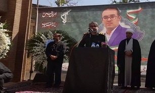 پیکر شهید «حامد شیخی یگانه» در سلسله تشییع و تدفین شد
