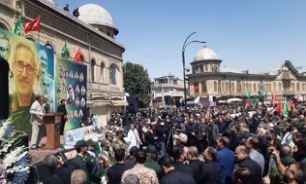 وداع باشکوه همدانی‌ها با سپهبد شهید شادمانی+ تصاویر