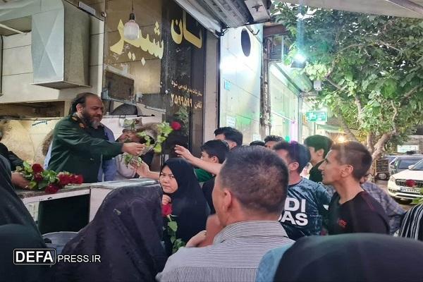 تقدیر بسیج اصناف از کسبه خدمتگزار و مردم در بازار مشهد