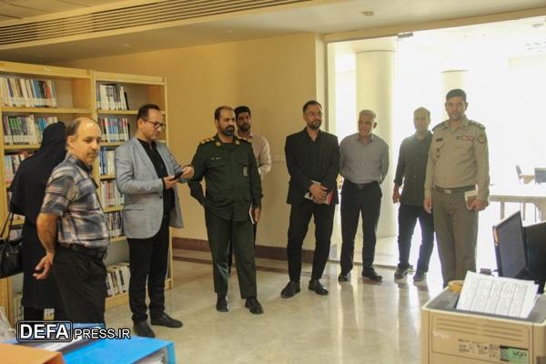 بازدید مدیر مرکز اسناد و کتابخانه ملّی یزد از حفظ آثار+ تصاویر