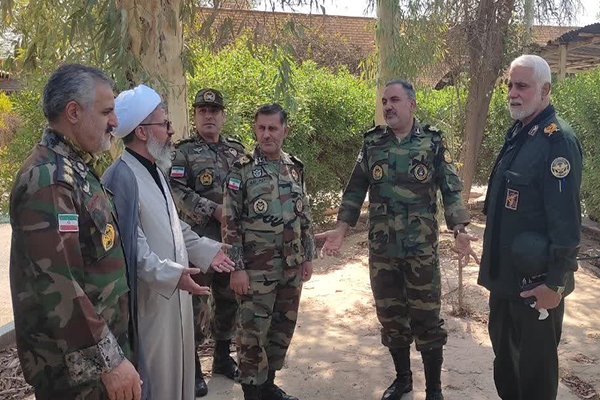 جانمایی از یادمان شهید گمنام در قرارگاه جنوب غرب ارتش