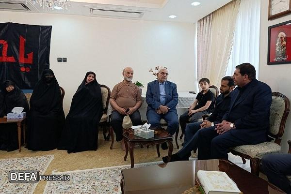 دیدار دستیار رهبری انقلاب با خانواده سپهبد شهید غلامعلی رشید