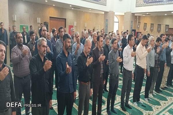 برگزاری مراسم پر فیض زیارت عاشورا در بندر امیرآباد