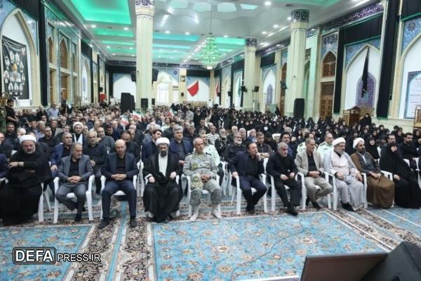 مراسم گرامیداشت شهدای حملات تروریستی رژیم صهیونیستی