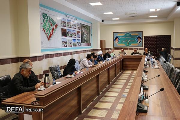 جلسه شور اداری اداره کل حفظ آثار و نشر ارزش‌های دفاع مقدس استان البرز