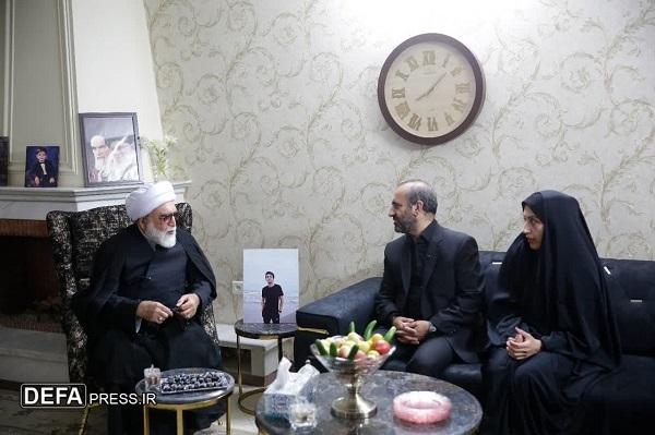 دیدار تولیت آستان قدس رضوی با خانواده شهید نوجوان «متین صفاییان» + تصاویر
