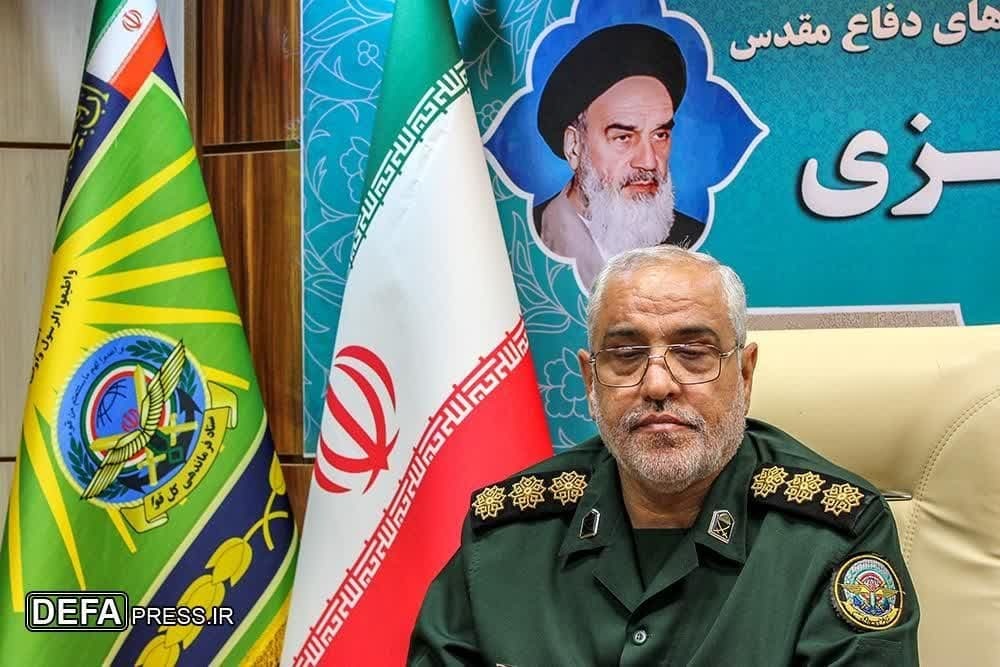 پیام تسلیت، سرهنگ پاسدار غلامرضا کریمی به مناسبت شهادت سردار علی باباخانی