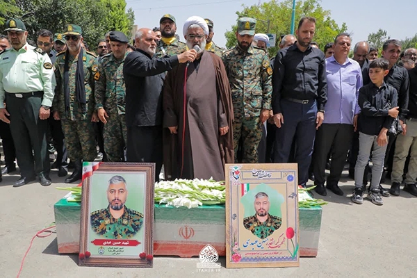 شییع پیکر مطهر شهید مدافع وطن «حسین عبدی» در کرج