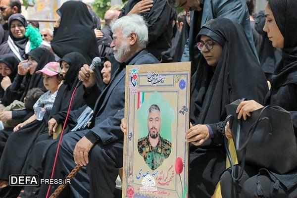شییع پیکر مطهر شهید مدافع وطن «حسین عبدی» در کرج